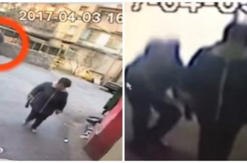 Bakıda yaşlı kişi qadına hücum edərək onu soydu - ANBAAN VİDEO