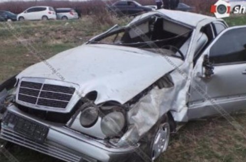 Erməni polkovnik-leytenantı avtomobil qəzasına düşdü