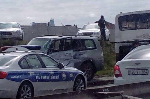 Bakıda sərnişin avtobusu qəzaya düşdü: yaralılar var 