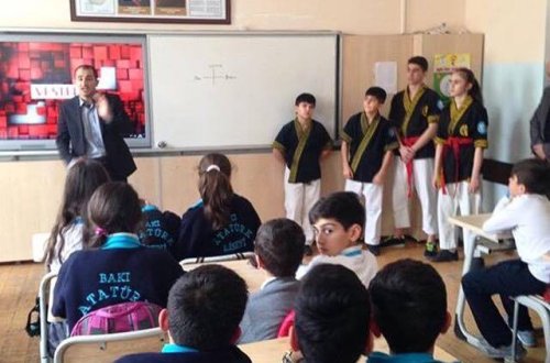 Atatürk litseyində Alpaqut döyüş sənətinin tanıtımı oldu.