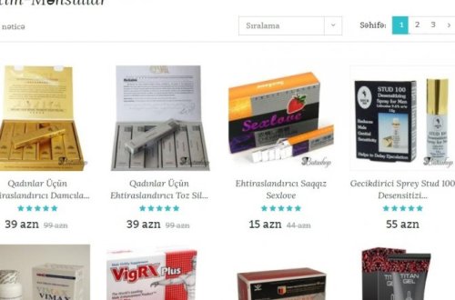 Azərbaycanda bu da oldu: İntim məhsullar satışa çıxarıldı