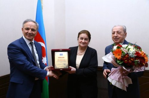 Görkəmli jurnalist Ülkər Hüseynovanın 80 illiyi qeyd olundu – Fotolar