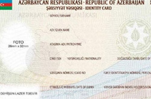 Gələn ildən şəxsiyyət vəsiqəsi ilə xaricə gedə biləcəyik