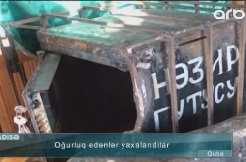 Oğrular bu dəfə nəzir qutusundakı pula göz tikdi – VİDEO