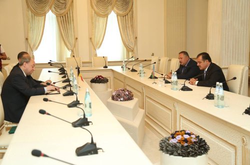 Elmar Vəliyev Belçika Krallığının Azərbaycandakı səfiri cənab Bert Skufsu qəbul edib