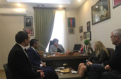 Moldovanın sabiq ombudsmanı Aurelia Qriqoriuya Azərbaycan – Türkiyə Evini ziyarət edib
