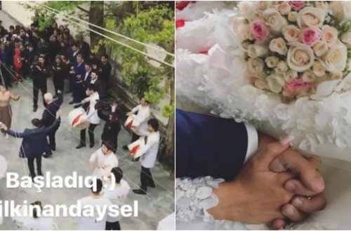 Oğlan evi gəlini gətirməyə getdi: İlkinin toyundan YENİ FOTOLAR