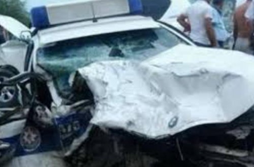 DYP maşını Salyanda dəhşətli QƏZA TÖRƏTDİ: 2 ölü, 5 yaralı