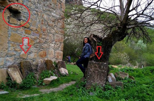 Şuşada tarixi abidələrimiz erməniləşdirilir - FOTOLAR