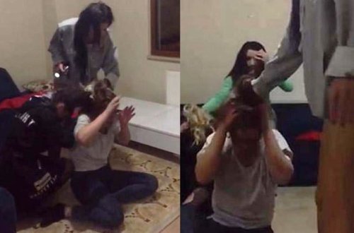 3 tələbə evə çağırdıqları qızları döyüb sosial şəbəkədə paylaşdılar - VİDEO