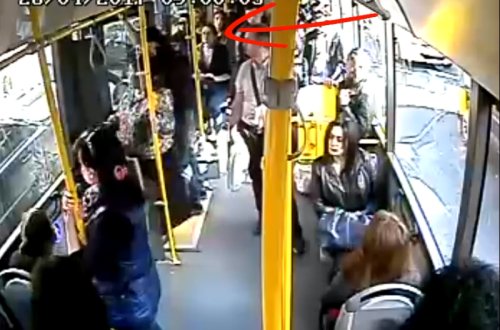 Sərnişin özü ilə yanaşı digərlərinin də həyatını təhlükəyə atdı - 