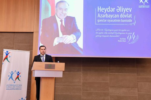 Gənclər Fondu Ümummilli lider Heydər Əliyevin 94 illiyinə həsr olunmuş tədbir keçirib - FOTOLAR
