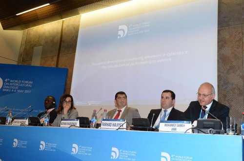Fərhad Hacıyev IV Ümumdünya Mədəniyyətlərarası Dialoq Forumunda çıxış edib