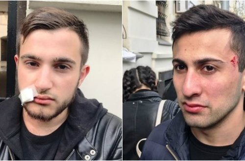 Moskvada ermənilərlə azərbaycanlılar arasında DAVA DÜŞDÜ - FOTOLAR