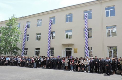 Gəncə Dövlət Peşə Təhsil Mərkəzinin I tədris korpusunun və şagird yataqxanasının açılışı olub