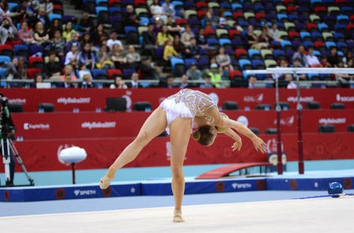 Bakı-2017: Bədii gimnastika üzrə Azərbaycan yığması komanda hesabında liderdir - YENİLƏNİB