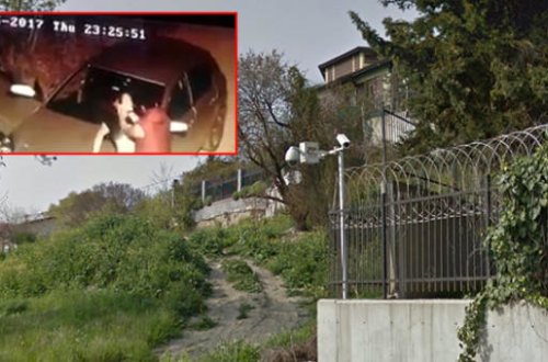 Şəhərin mərkəzində intim münasibətdə olan cütlük kameraya düşdü - BİABIRÇI FOTO