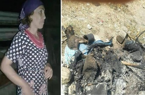 Bakıda qadın küçükləri diri-diri yandırdı – FOTO + VİDEO (18+)