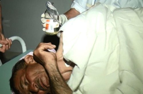 Zərdabda torpaq üstündə dava: 1 nəfər bıçaqlandı - VİDEO