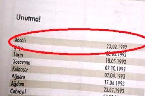 Təhsildə BİABIRÇILIQ: Şagirdlərə Xocalının işğal tarixi səhv öyrədilir - FOTO