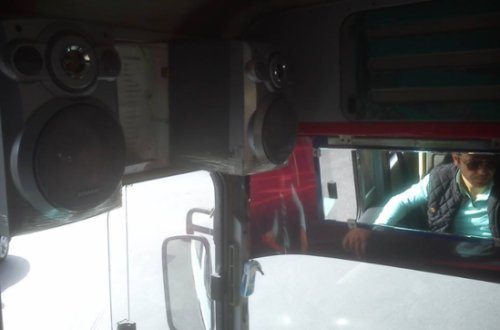 Bakıda 165 saylı avtobusda 