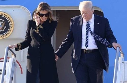 Xanımı Trampı yenə pərt etdi - VİDEOYA DİQQƏT