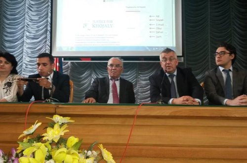 MDU-da Rusiyalı alim, tarixçı Oleq Kuznetsovla görüş keçirilib