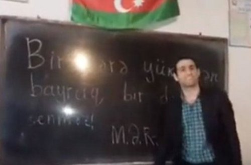 Azərbaycanda hamı bu müəllimdən danışır - VİDEO