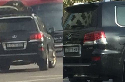 Tağım komandirinin 150 minlik maşını və 20 minlik nömrəsi (FOTOLAR)