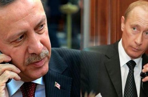 Ərdoğanla Putin telefonla danışdı