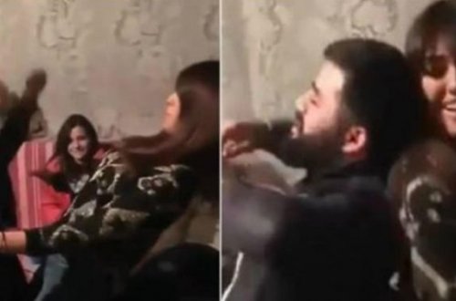 Pərvinin rejissorla elə VİDEOsu yayıldı ki... - Ağzında siqaret... - VİDEO
