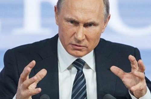 PUTIN: ABŞ RUSIYA IQTISADIYYATINI MƏHV ETMƏK ISTƏYIR