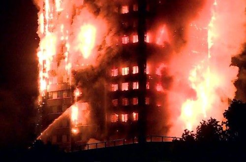 Londonda güclü yanğın: 1 ölü, 30 yaralı (VİDEO)