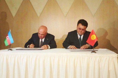 AZƏRBAYCAN RUSIYA VƏ QIRĞIZISTANLA GÖMRÜK SAZIŞI IMZALADI - FOTO