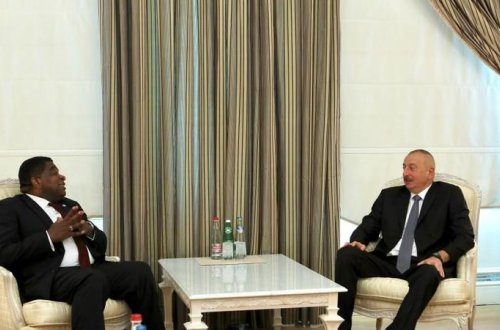 İLHAM ƏLIYEV MARTIN ÇUNQONQU QƏBUL ETDI