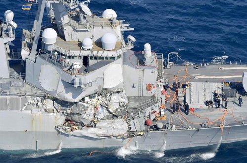 Yaponiya sahillərində ABŞ hərbi gəmisi ilə Filippin ticarət gəmisi toqquşdu — 7 hərbçi itkin düşüb