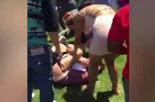 MƏKTƏBDƏ HAMILƏ QADINI VƏHŞICƏSINƏ DÖYDÜLƏR - VİDEO