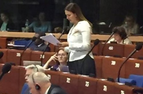 Qənirə Paşayeva AŞPA-da Suriya ermənilərinin Qarabağa köçürülməsinə etiraz etdi