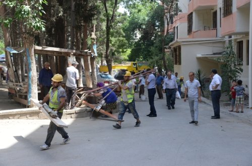 Nəsimi rayonunda aparılan genişmiqyaslı abadlıq-quruculuq işləri sakinlərin rahatlığına xidmət edir