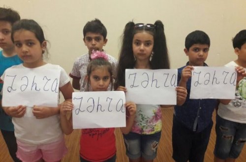 Aybəniz Haşımovanın şagirdləri Zəhra üçün oxudu - VİDEO