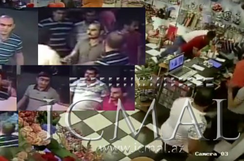 GƏNCƏDƏ DƏHŞƏT: 10 NƏFƏR GÜL DÜKANINA DAXİL OLARAQ SATICINI ÖLÜMCÜL BELƏ DÖYDÜLƏR - ŞOK VİDEO