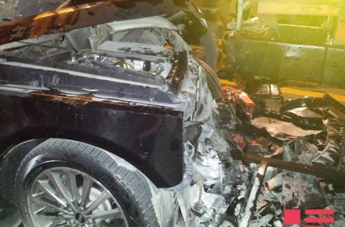 Bakıda “Range Rover”in “KamAZ”la toqquşması nəticəsində Yol Polisi İdarəsinin şöbə rəisi yaralanıb