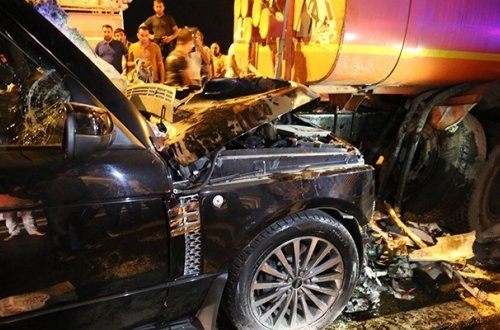 “Land Rover”lə qəzaya düşən rəis generalın bacısı oğludur