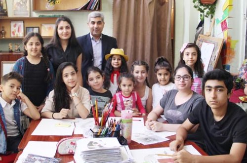 Aprel döyüşləri qəhrəmanlarının şücaətləri rəsm əsərlərində - JEM-dən layihə