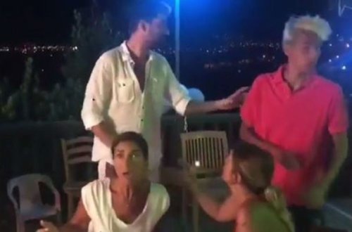 Canlı yayımda zəlzələ şoku - Tatlıses ailəsinin qorxulu anları