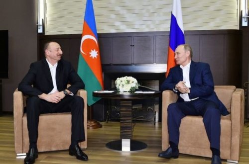 Azərbaycan və Rusiya prezidentləri Dağlıq Qarabağ münaqişəsini müzakirə ediblər