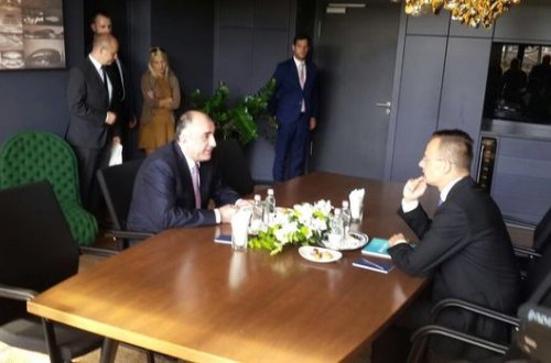 Azərbaycan və Macarıstan XİN başçıları əməkdaşlıq məsələlərini müzakirə ediblər - FOTO