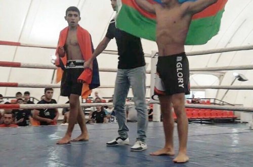 Azərbaycanlı idmançı iki erməniyə qalib gəldi (VİDEO)