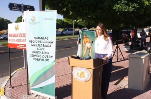 Hər il onminlərlə turistin ziyarət etdiyi qədim Kapadokyada Qarabağ küçəsinin açılışı olub