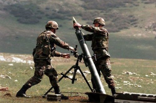 Ordumuz pulemyot və minaatanlardan atəşə tutuldu